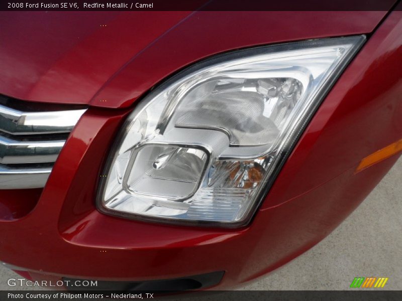 Redfire Metallic / Camel 2008 Ford Fusion SE V6