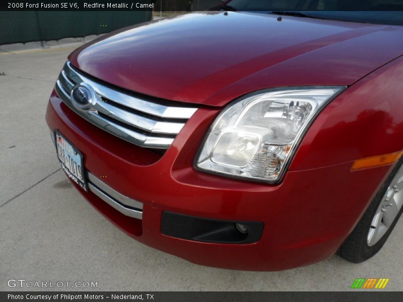 Redfire Metallic / Camel 2008 Ford Fusion SE V6