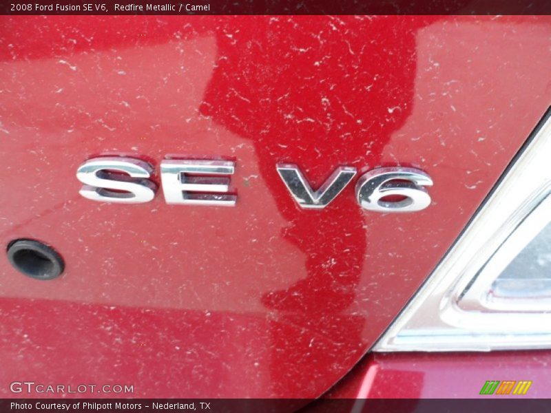 Redfire Metallic / Camel 2008 Ford Fusion SE V6
