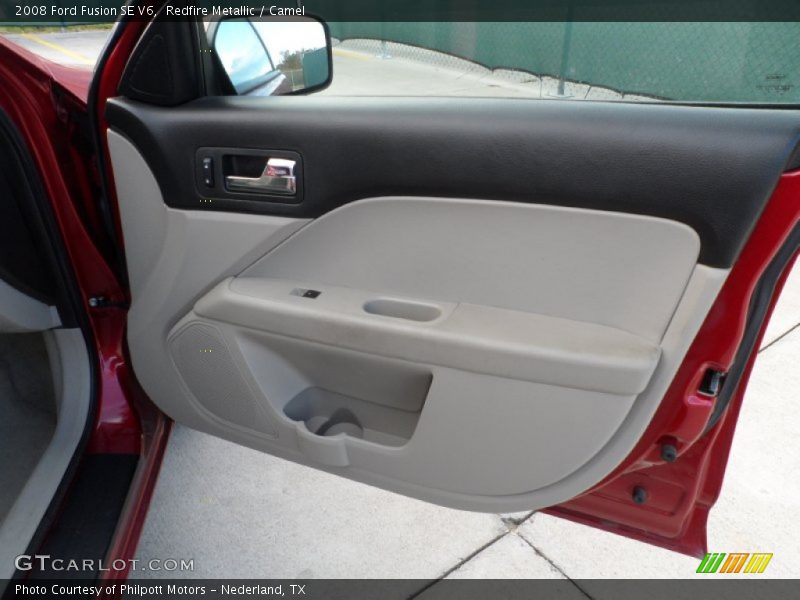 Redfire Metallic / Camel 2008 Ford Fusion SE V6