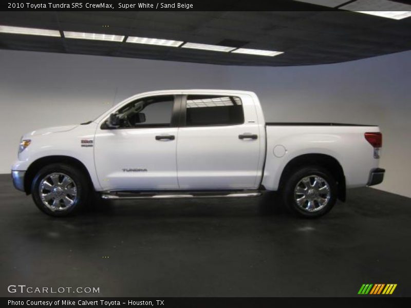 Super White / Sand Beige 2010 Toyota Tundra SR5 CrewMax