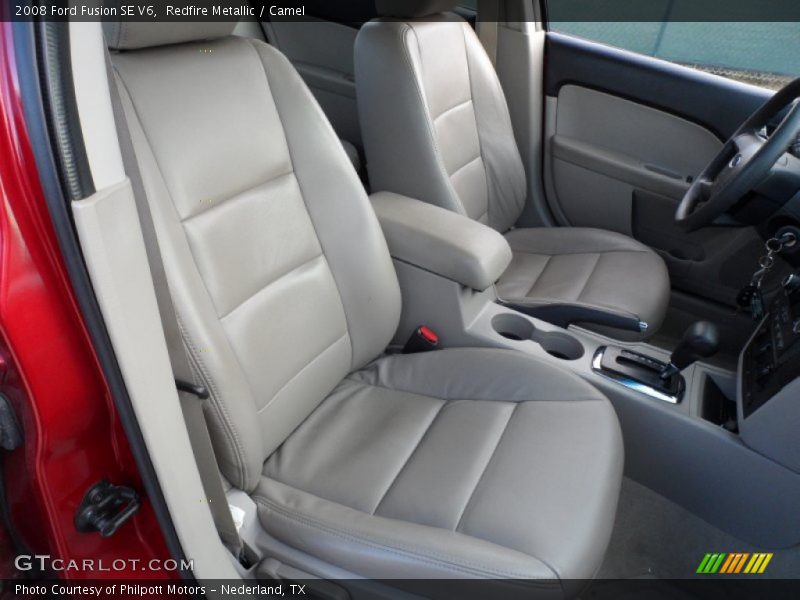 Redfire Metallic / Camel 2008 Ford Fusion SE V6