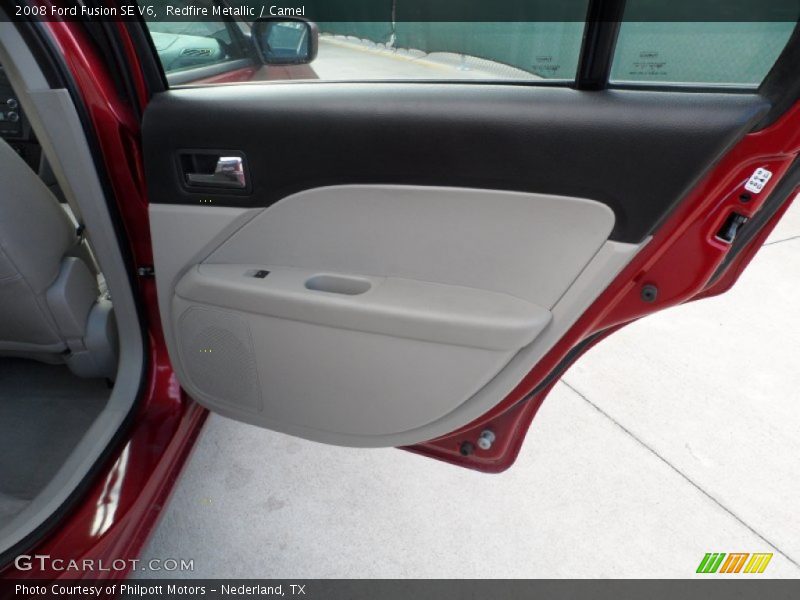 Redfire Metallic / Camel 2008 Ford Fusion SE V6