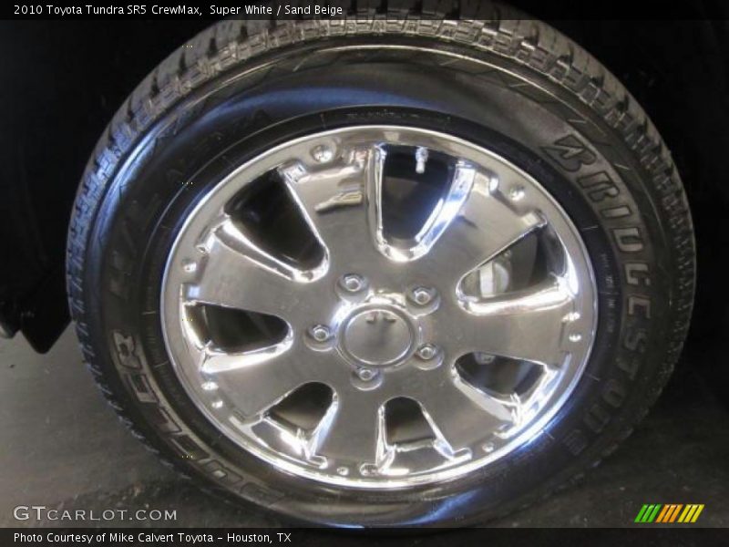 Super White / Sand Beige 2010 Toyota Tundra SR5 CrewMax