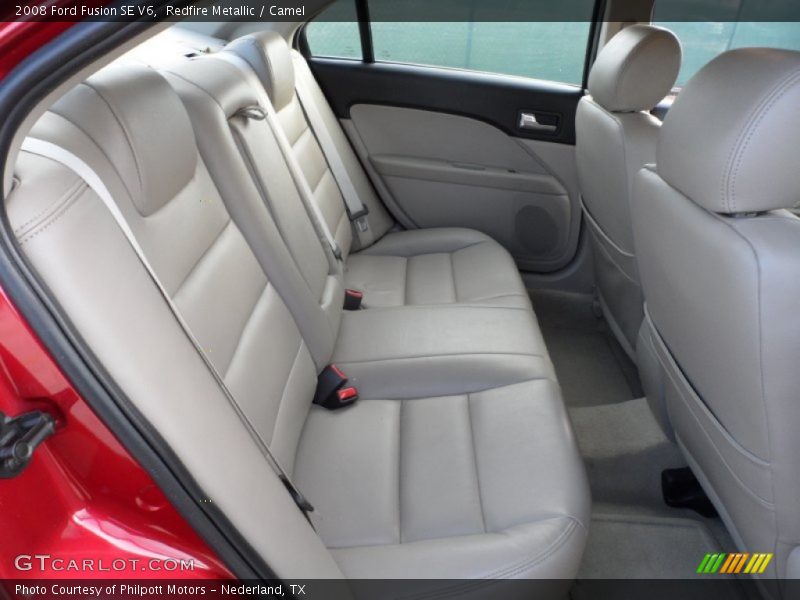 Redfire Metallic / Camel 2008 Ford Fusion SE V6