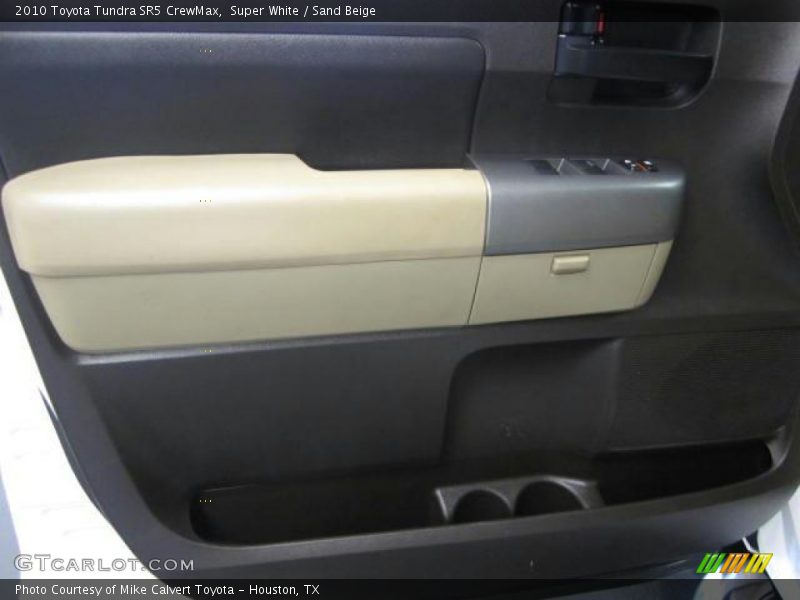 Super White / Sand Beige 2010 Toyota Tundra SR5 CrewMax