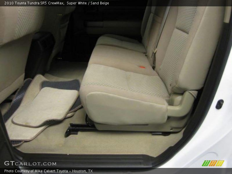 Super White / Sand Beige 2010 Toyota Tundra SR5 CrewMax