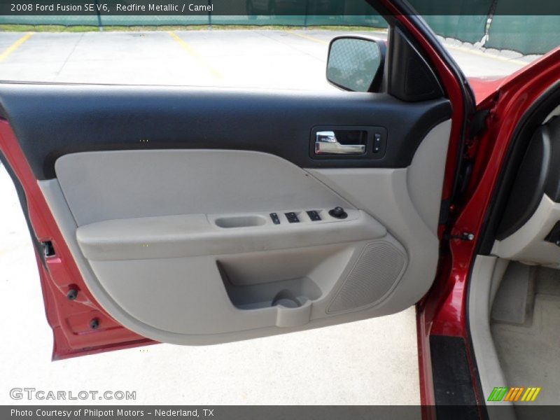 Redfire Metallic / Camel 2008 Ford Fusion SE V6
