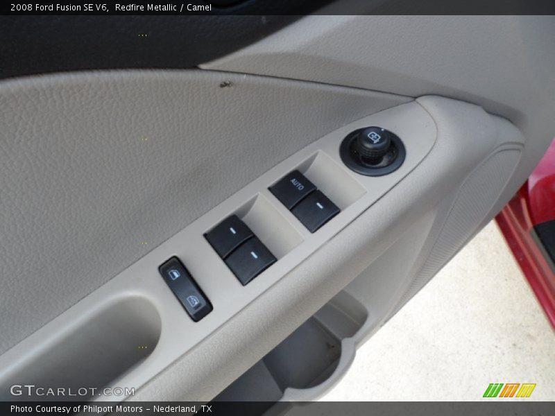 Redfire Metallic / Camel 2008 Ford Fusion SE V6
