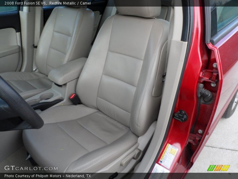 Redfire Metallic / Camel 2008 Ford Fusion SE V6