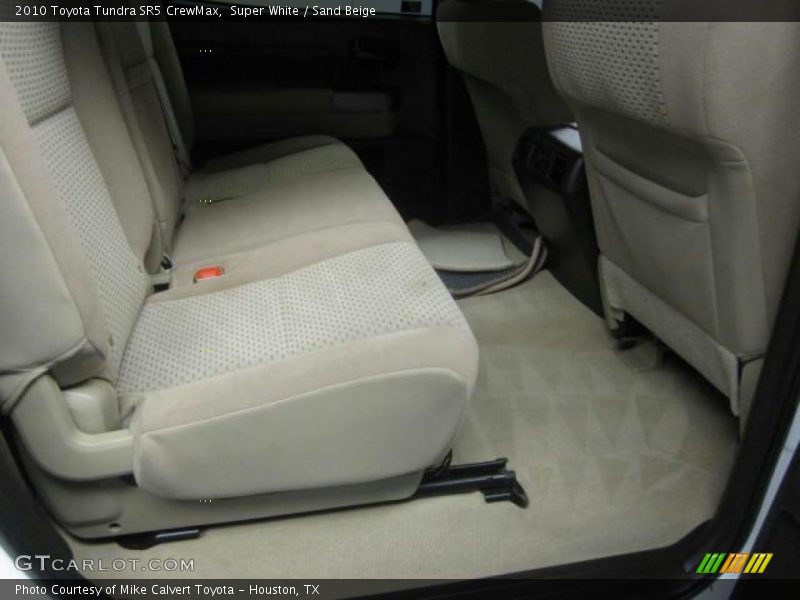 Super White / Sand Beige 2010 Toyota Tundra SR5 CrewMax
