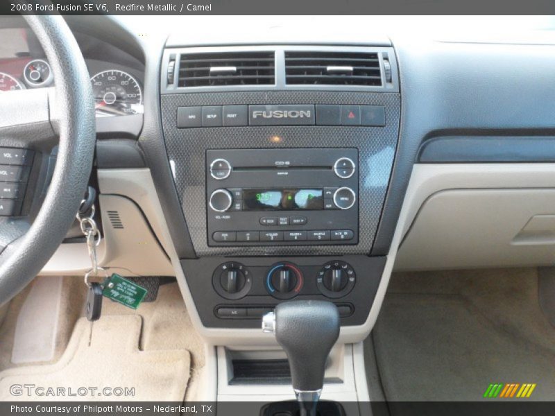 Redfire Metallic / Camel 2008 Ford Fusion SE V6