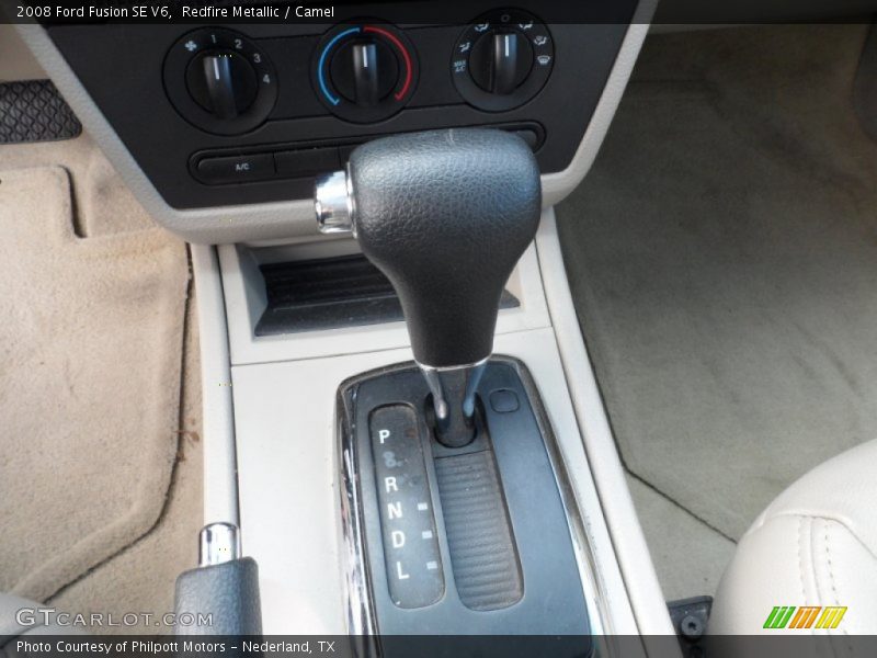 Redfire Metallic / Camel 2008 Ford Fusion SE V6