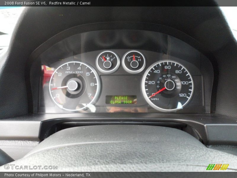 Redfire Metallic / Camel 2008 Ford Fusion SE V6
