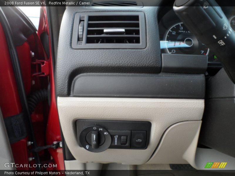 Redfire Metallic / Camel 2008 Ford Fusion SE V6