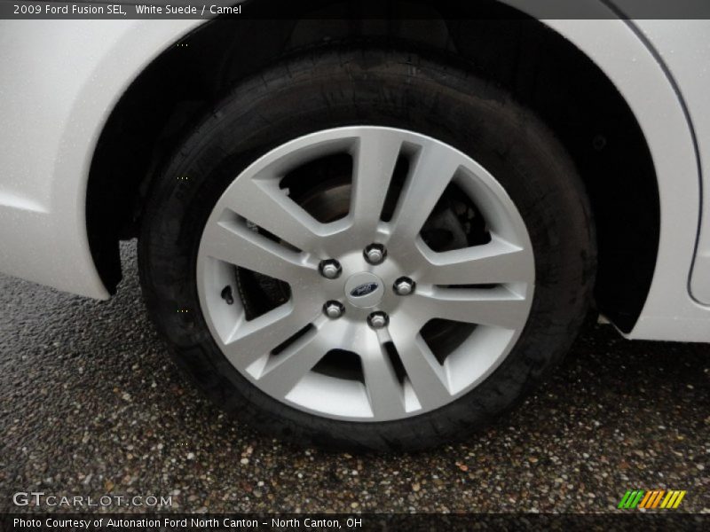 White Suede / Camel 2009 Ford Fusion SEL