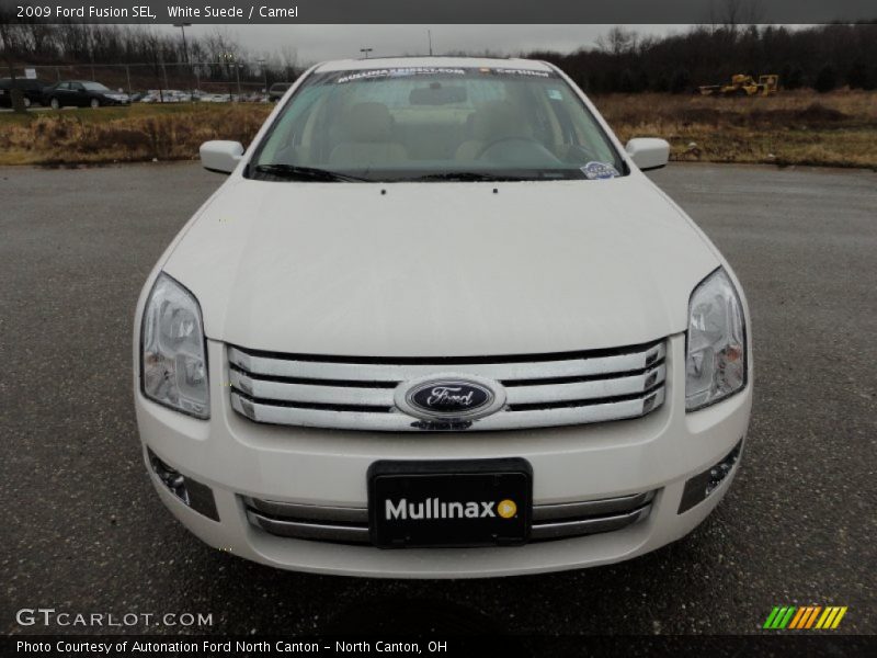 White Suede / Camel 2009 Ford Fusion SEL