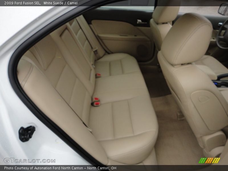 White Suede / Camel 2009 Ford Fusion SEL