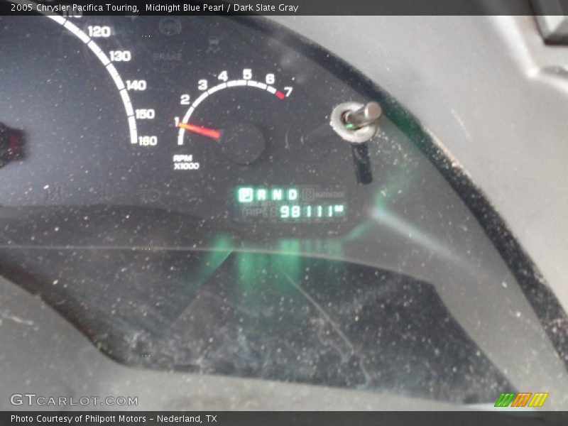 Midnight Blue Pearl / Dark Slate Gray 2005 Chrysler Pacifica Touring