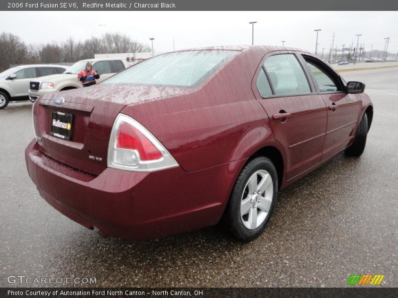 Redfire Metallic / Charcoal Black 2006 Ford Fusion SE V6