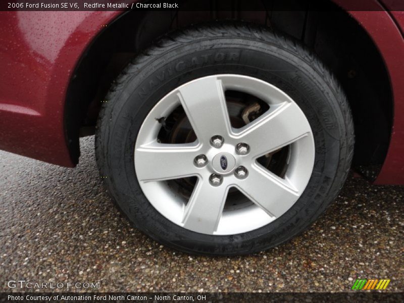 Redfire Metallic / Charcoal Black 2006 Ford Fusion SE V6