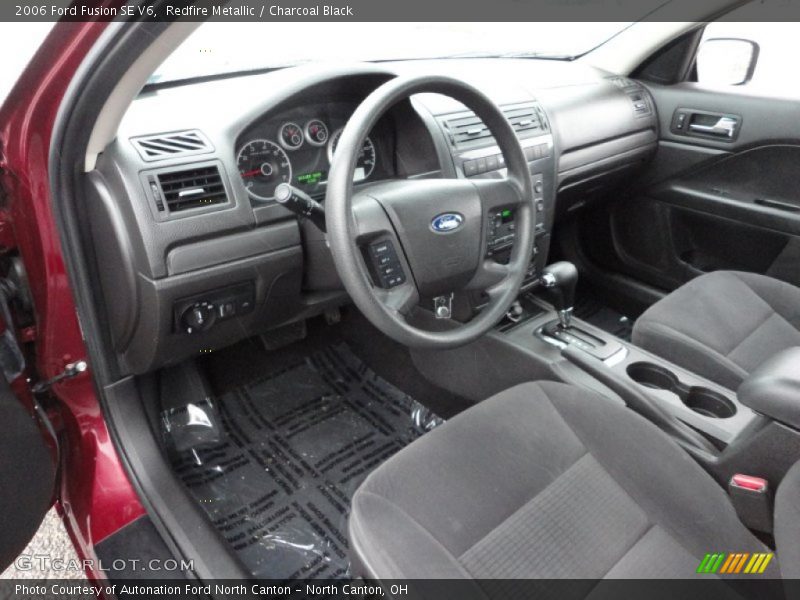 Redfire Metallic / Charcoal Black 2006 Ford Fusion SE V6