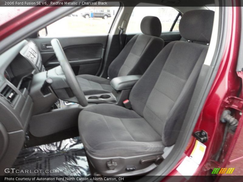 Redfire Metallic / Charcoal Black 2006 Ford Fusion SE V6