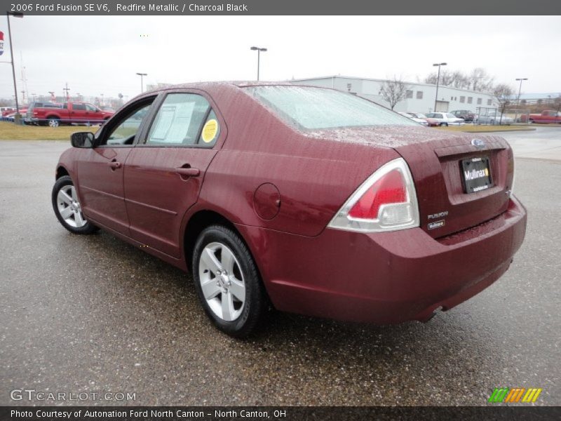 Redfire Metallic / Charcoal Black 2006 Ford Fusion SE V6