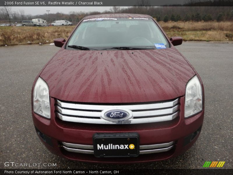 Redfire Metallic / Charcoal Black 2006 Ford Fusion SE V6