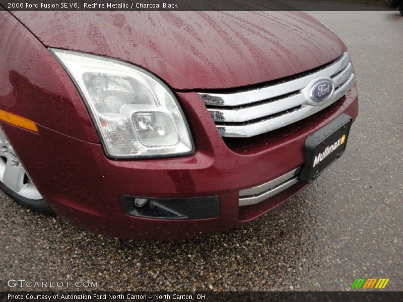 Redfire Metallic / Charcoal Black 2006 Ford Fusion SE V6