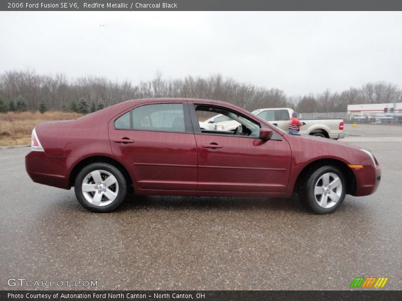 Redfire Metallic / Charcoal Black 2006 Ford Fusion SE V6
