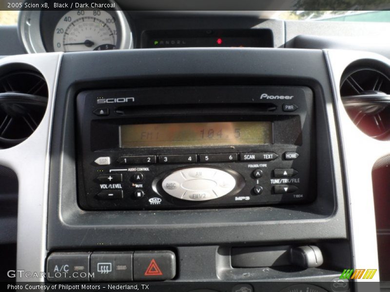 Black / Dark Charcoal 2005 Scion xB