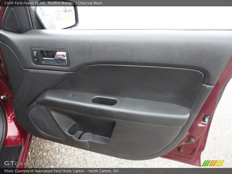 Redfire Metallic / Charcoal Black 2006 Ford Fusion SE V6