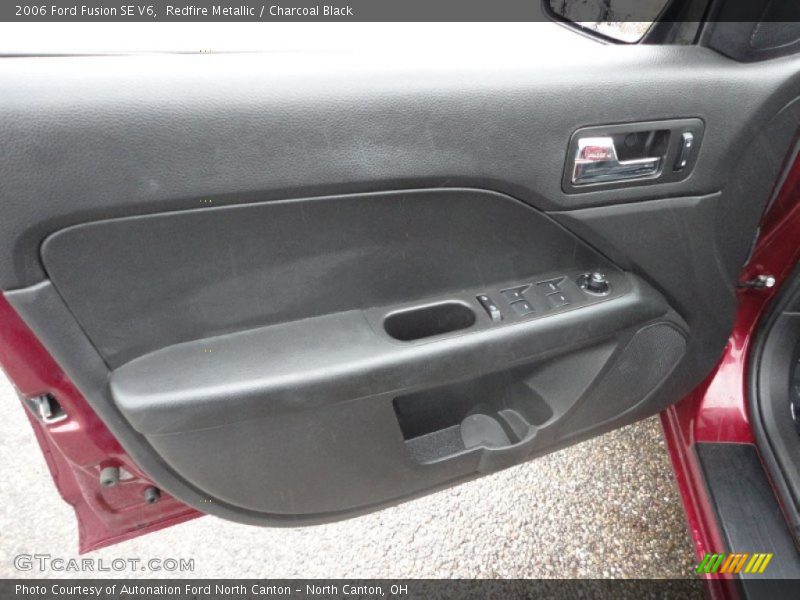 Redfire Metallic / Charcoal Black 2006 Ford Fusion SE V6