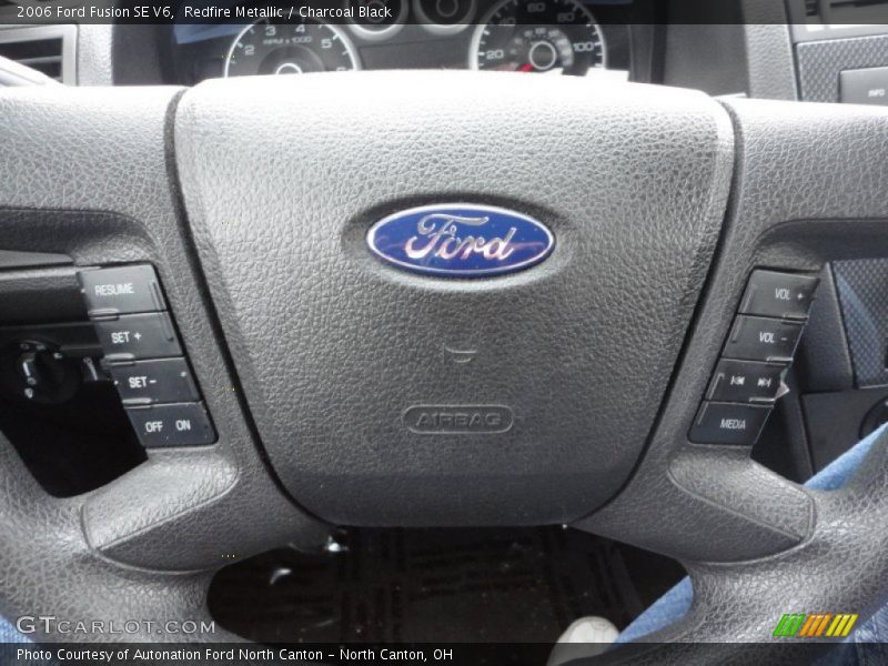 Redfire Metallic / Charcoal Black 2006 Ford Fusion SE V6