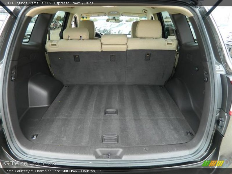 Espresso Brown / Beige 2011 Hyundai Santa Fe GLS