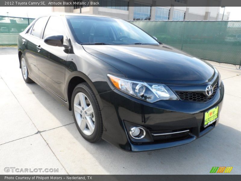 Attitude Black Metallic / Black 2012 Toyota Camry SE