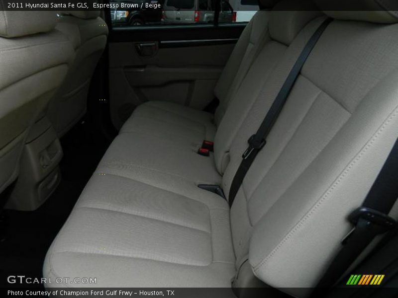 Espresso Brown / Beige 2011 Hyundai Santa Fe GLS