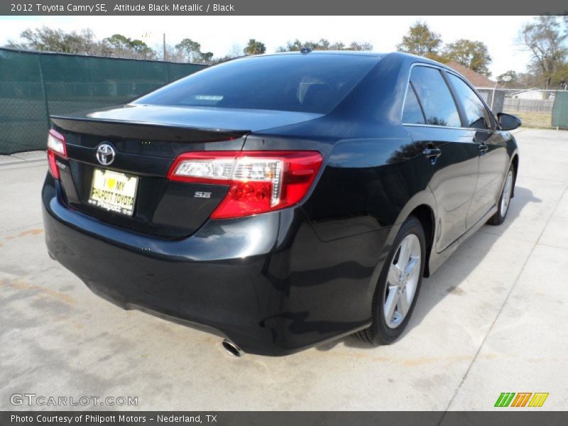 Attitude Black Metallic / Black 2012 Toyota Camry SE