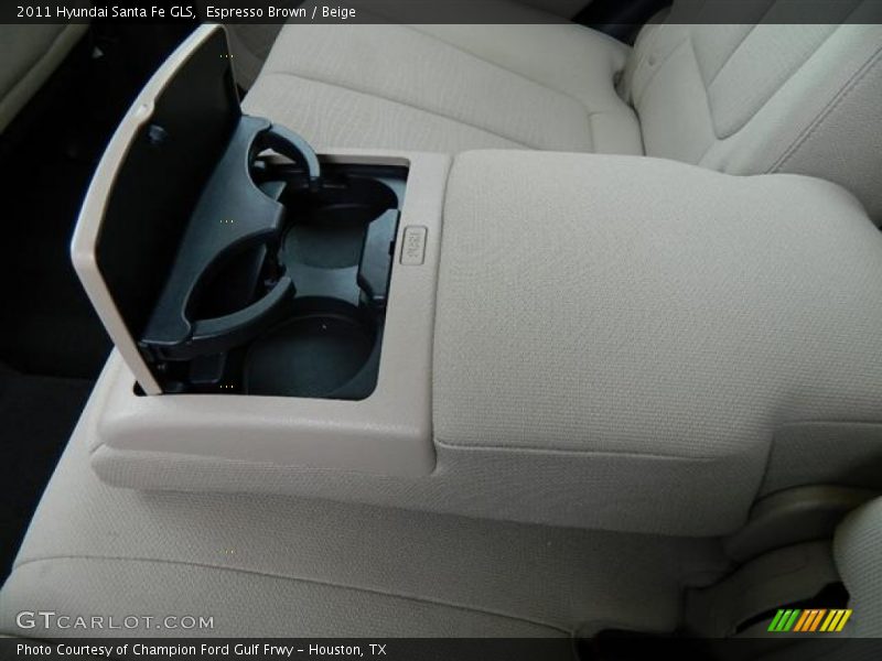 Espresso Brown / Beige 2011 Hyundai Santa Fe GLS