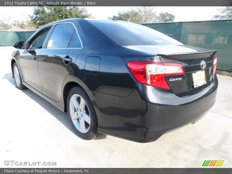 Attitude Black Metallic / Black 2012 Toyota Camry SE