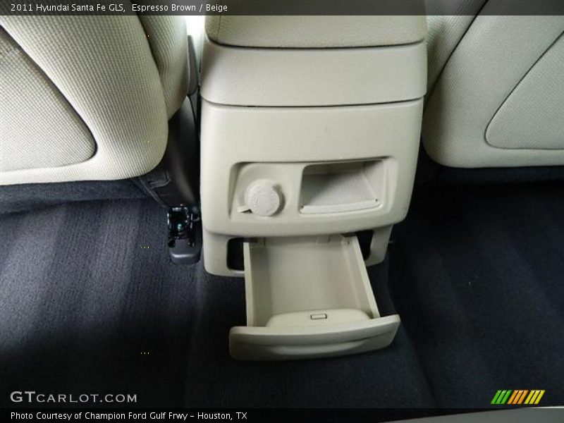 Espresso Brown / Beige 2011 Hyundai Santa Fe GLS