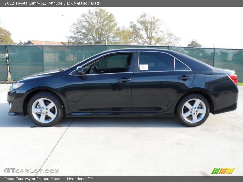 Attitude Black Metallic / Black 2012 Toyota Camry SE