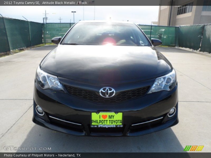 Attitude Black Metallic / Black 2012 Toyota Camry SE