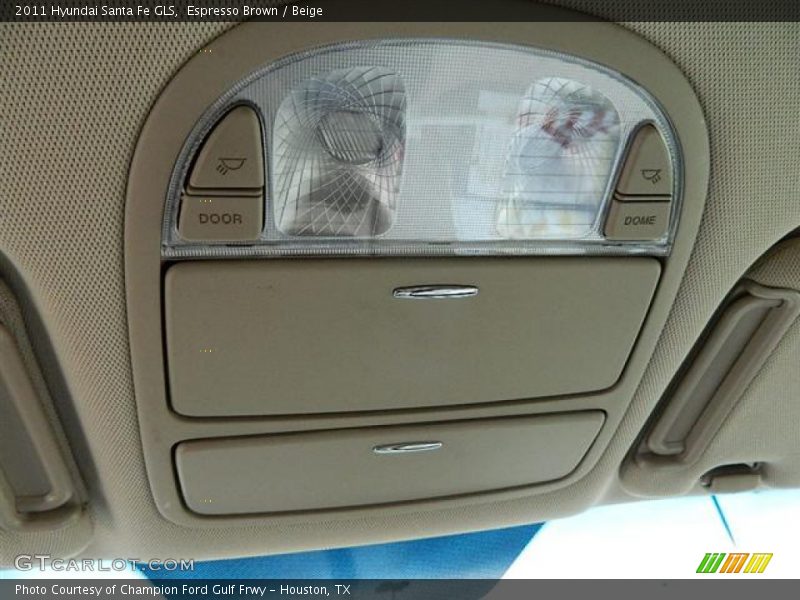 Espresso Brown / Beige 2011 Hyundai Santa Fe GLS