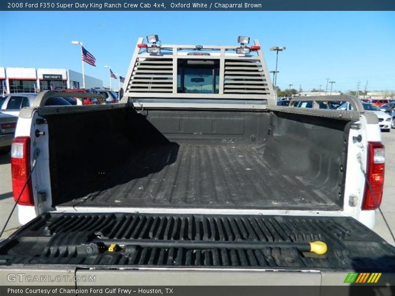 Oxford White / Chaparral Brown 2008 Ford F350 Super Duty King Ranch Crew Cab 4x4