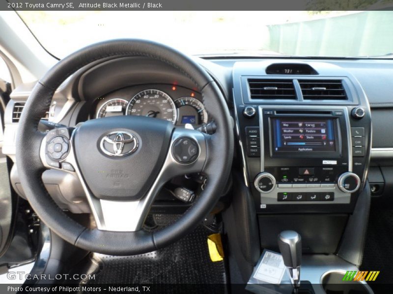 Attitude Black Metallic / Black 2012 Toyota Camry SE