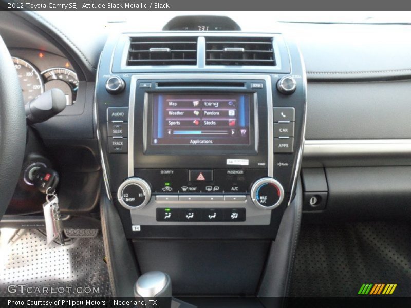 Attitude Black Metallic / Black 2012 Toyota Camry SE