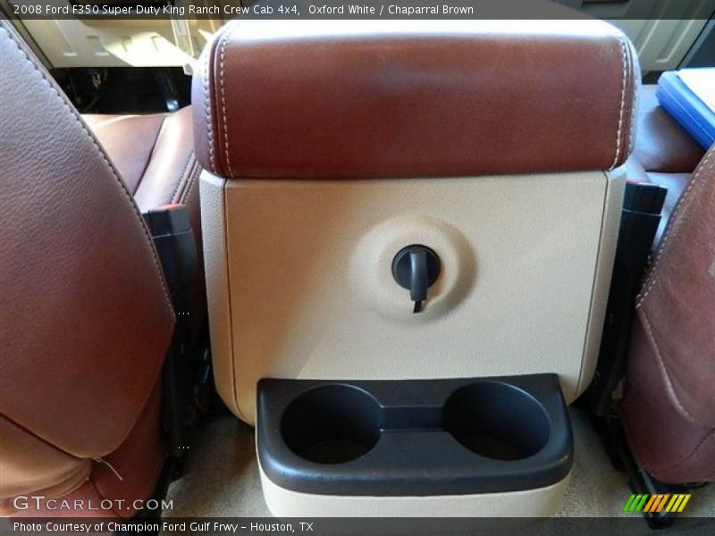 Oxford White / Chaparral Brown 2008 Ford F350 Super Duty King Ranch Crew Cab 4x4