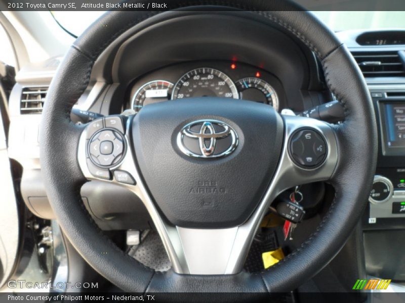 Attitude Black Metallic / Black 2012 Toyota Camry SE